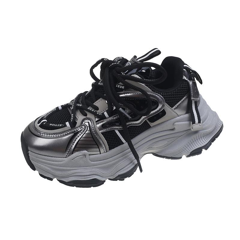 

Дихаюче повсякденне спортивне взуття для жінок, що збільшують зріст, 2024 року 40 чорний