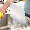 Resin Kitchen Anti-splash Baffle Creativity Translucent Kitchen Tools Sink Oil Baffle with Suction Cup Anti-Splash Screen