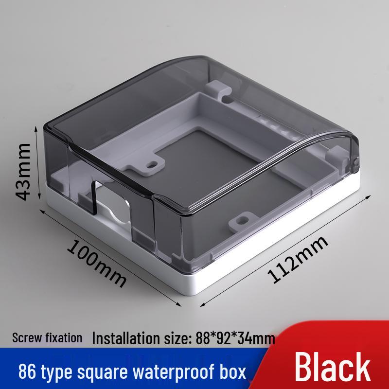 Outdoor Recessed Weatherproof Socket Cover with Screw Installation