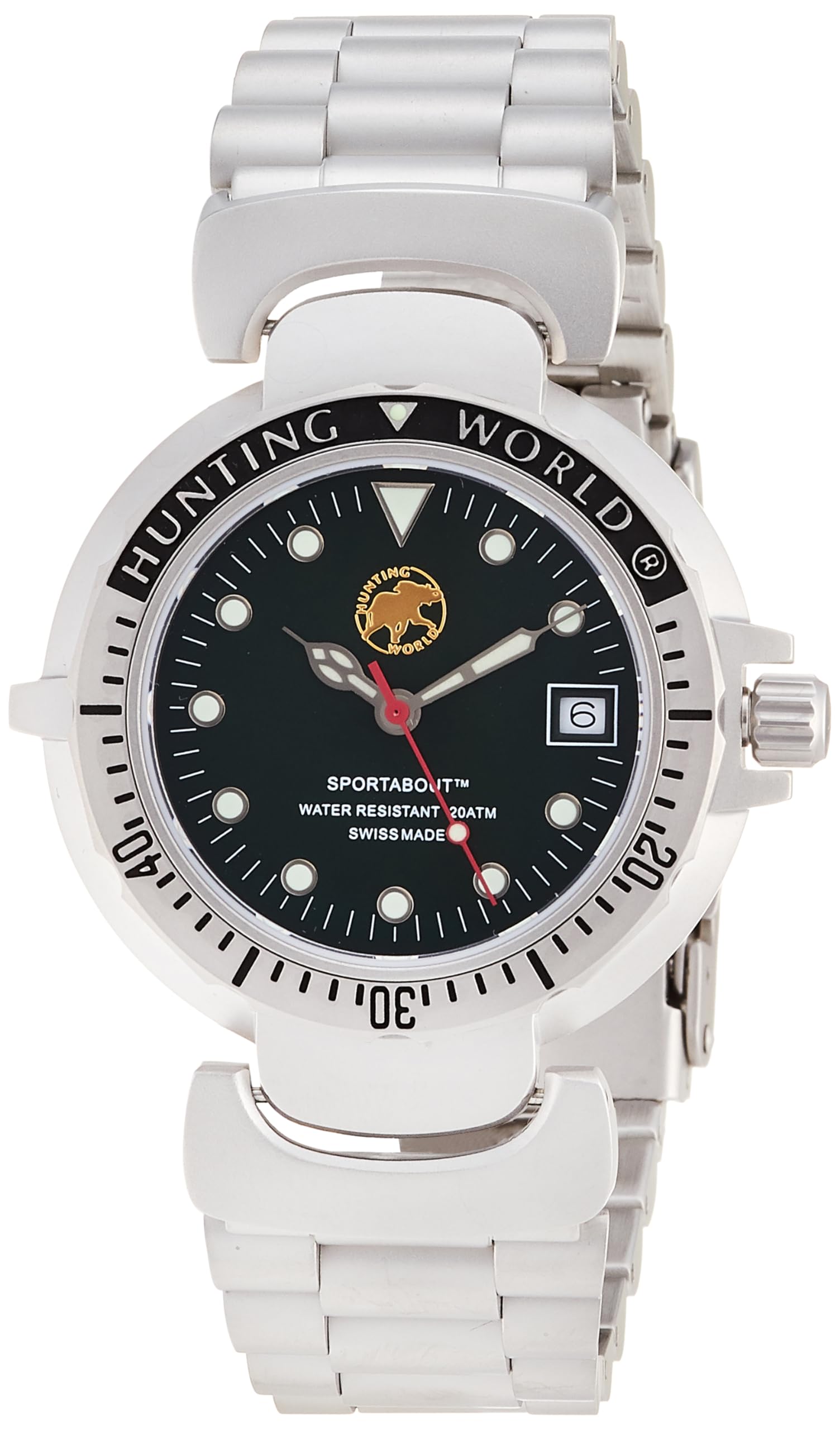 

Годинник Sportsabout HW551SV Срібний [Hunting World] Чоловічий зелений