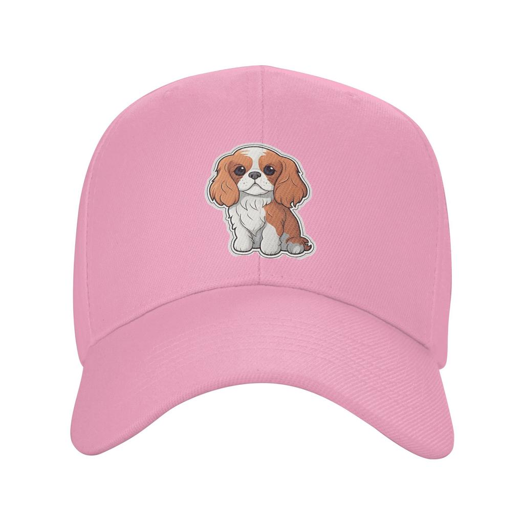 Kawaii Cavalier King Charles Spaniel Casual Baseball Cap Running Hippie Trucker Hat Summer Unisex Baseball Caps