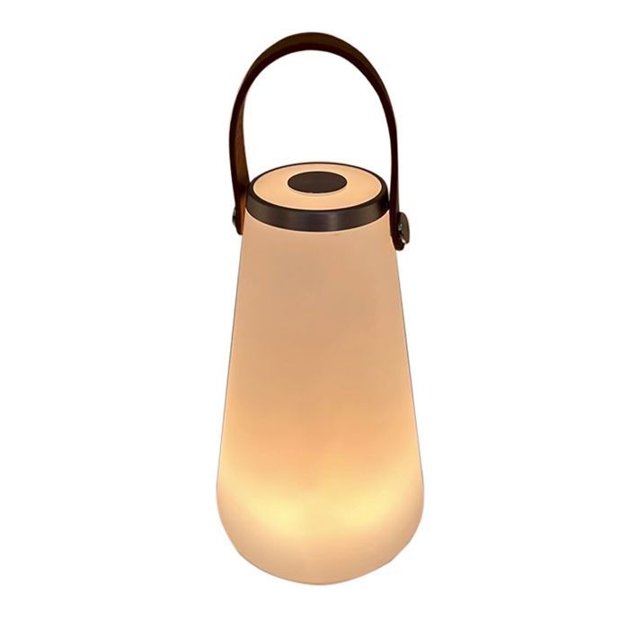 Lampe Solaire - DKD HOME DECOR - Polyuréthane - LED - Blanc/Marron - Jardin