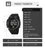 SKMEI LED Light Sports Watches Mens Countdown 2 Time Digital Wristwatch Alarm Date Clock 5Ba Waterproof Relogio Masculino 1845