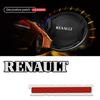 4pcs 3D Aluminum Speaker Stereo Speaker Badge Emblem Sticker For Renault Clio Megane Captur Master Logan Kangoo Trafic Duster T333