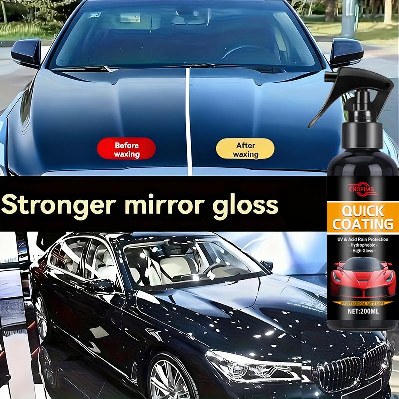 New 200ml Car Ceramic Nano Wax Coating - Automatic Nano-crystal Waterproof and Scratch-resistant Polishing Repair, Long-lasting