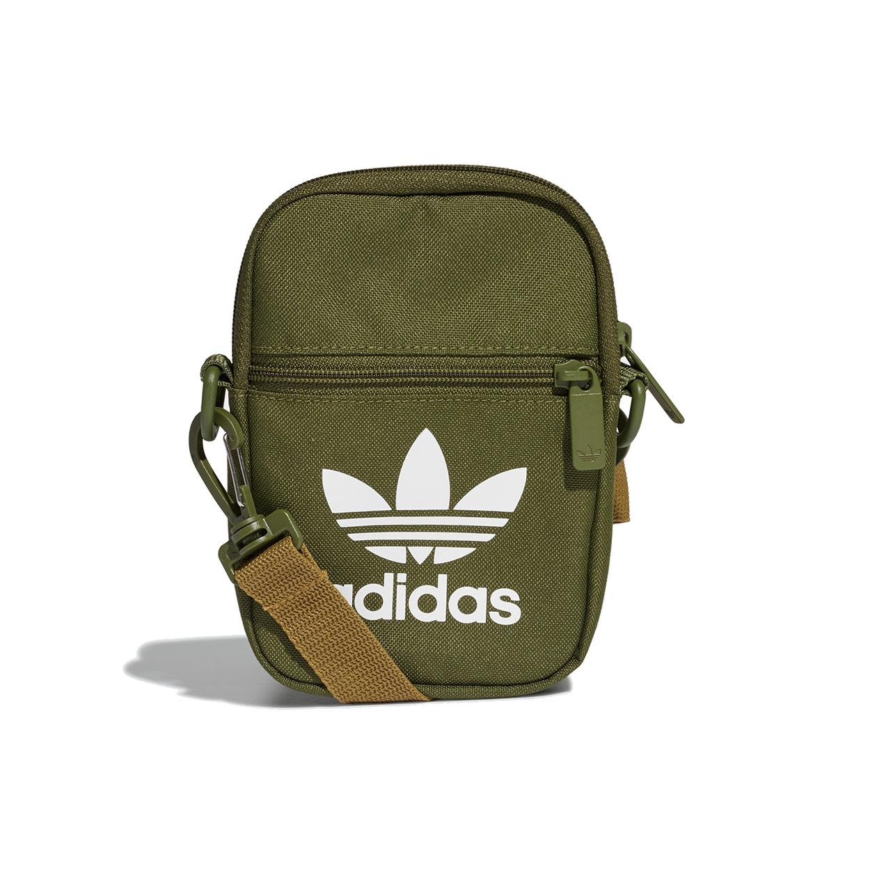 

New Adidas Originals Polyester Crossbody Bag Regular Unisex Green GN5462 11.9*2.5*17.0CM