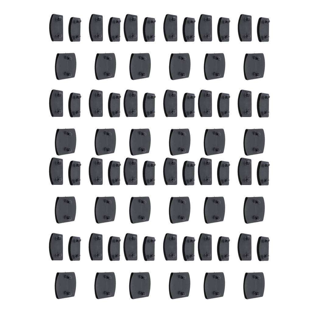 72Pcs Plastic Bed Slat End Caps Holders Centre Caps Plastic Connector Furniture Accessories for