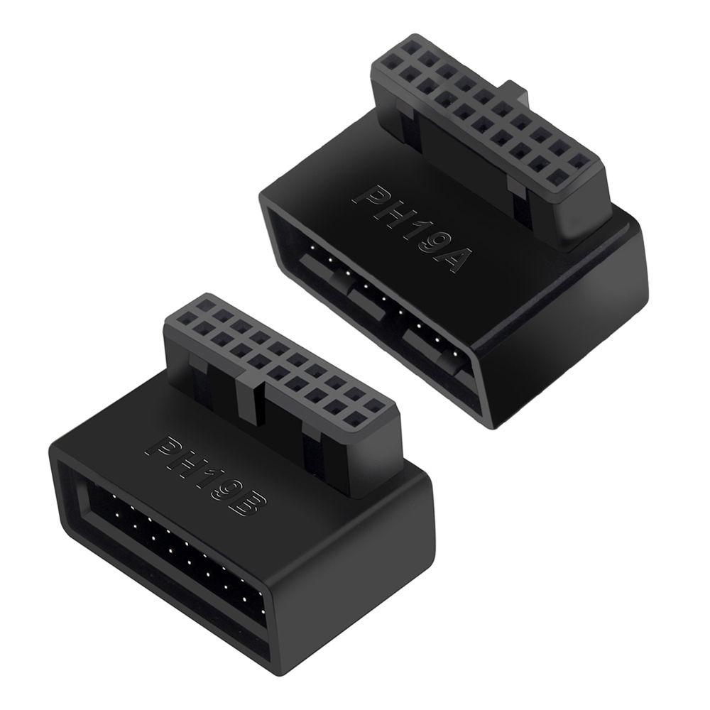 Desktop Converter Motherboard Header Adapter Male To Female Extension Adapter 19P/20P Adapter