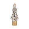 E Alt Saxofoon Messing Halsbuis, 2,5 cm Opening, Gebogen Muziekinstrument Accessoire met Saxofoon Mondstuk.