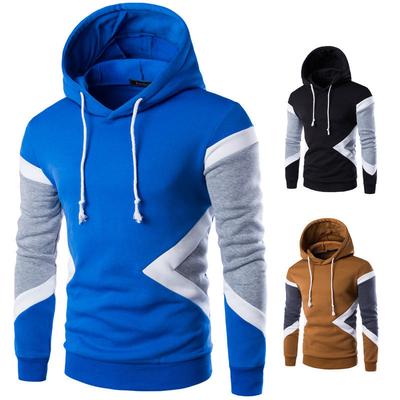Men's Casual Sports Hoodie Long Sleeved Loose Fitting Men's Pullover Hooded Top