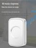 Wireless Doorbell with Remote Control and Plug-in Receiver for Home Entryway and Elderly Call Assistance