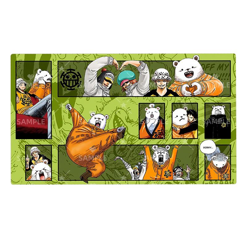 8 Models Diy One Piece Uta Ace Luffy Card Battle Mat Opcg Doflamingo Yamato Single Player Board Game Card Battle Card Pad
