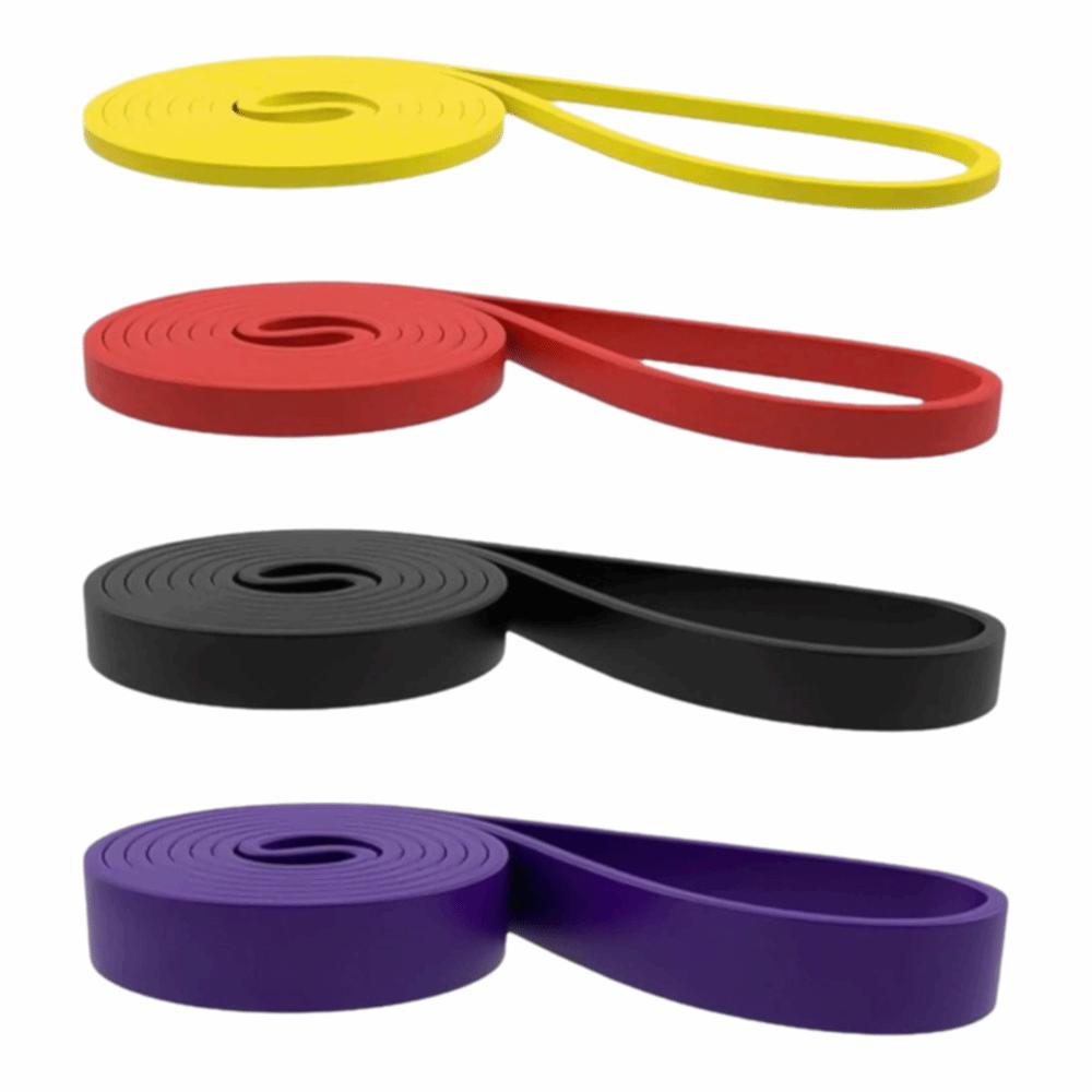 5~120lbs Resistance Bands Set TPE Yoga Gym Equipment Rubber Loop Bands  Physical Therapy 4 PCS  SET