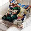 My Hero Academia Cool Cartoon Cushion Cover Polyester Sofa Cushions Decorative Throw Pillows Home Decoration Pillowcover