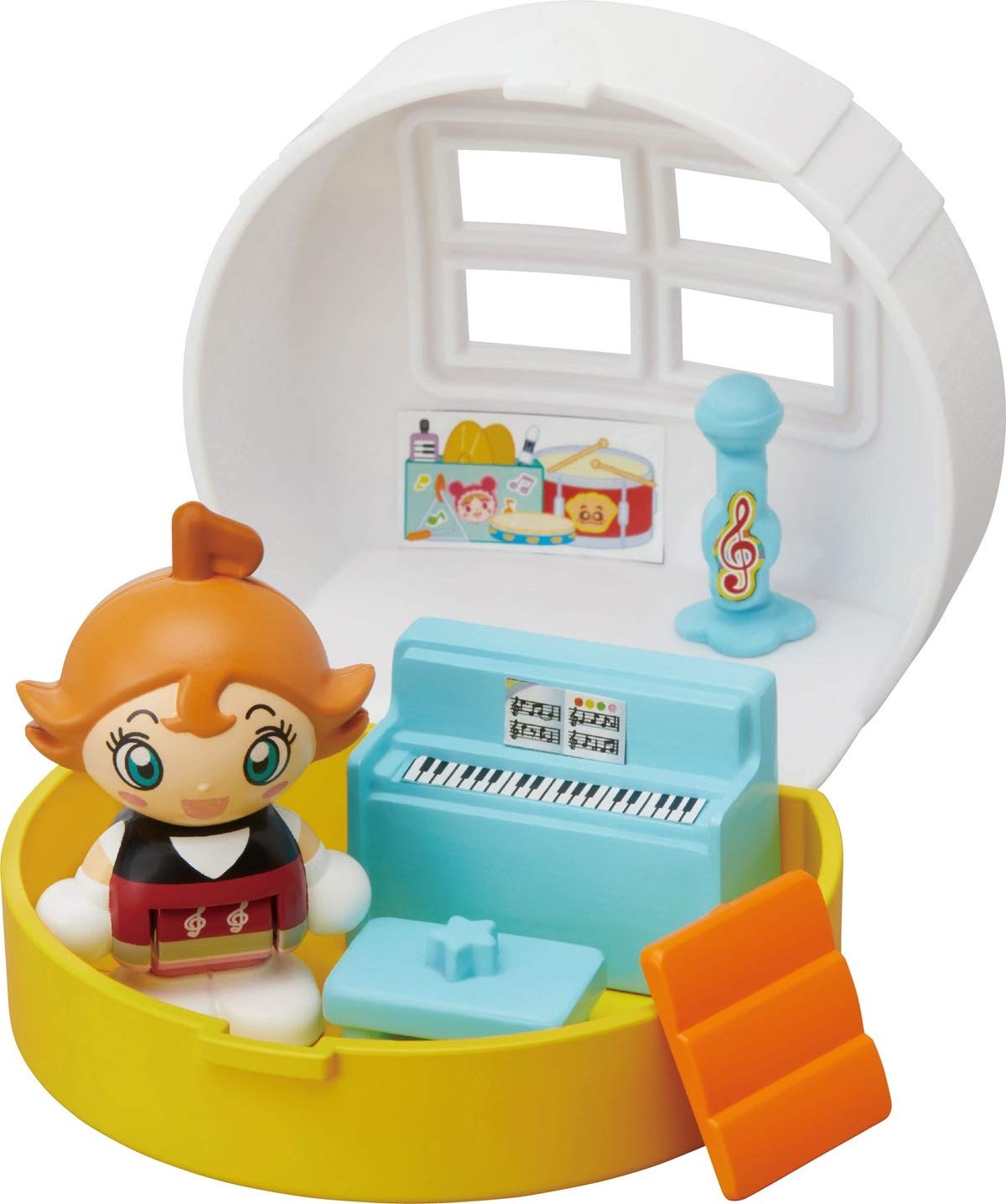 

Anpanman Town Outing House Doll Set 2nd Edition Princess Music Classroom Set & Doremi s