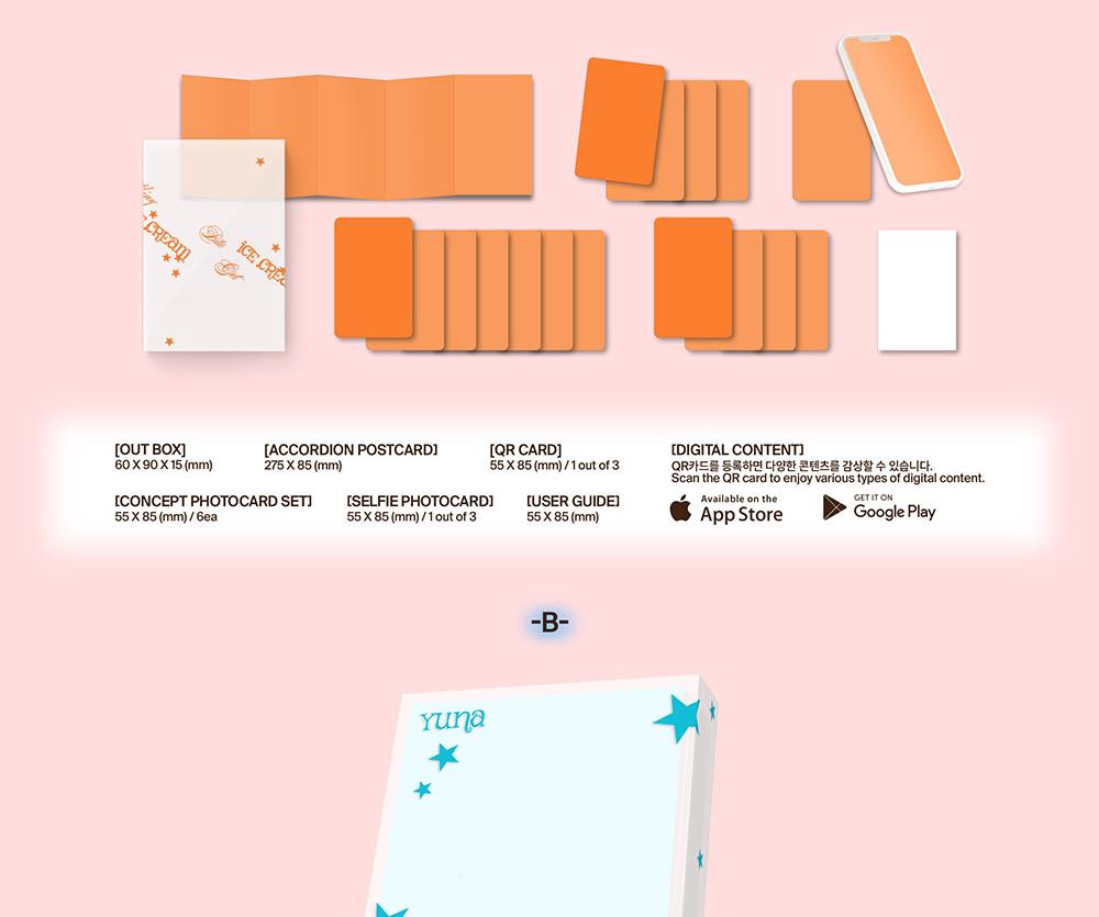 [POB] YUNA (ITZY) [Ice Cream] 1st MINI ALBUM (POCAALBUM Ver.)