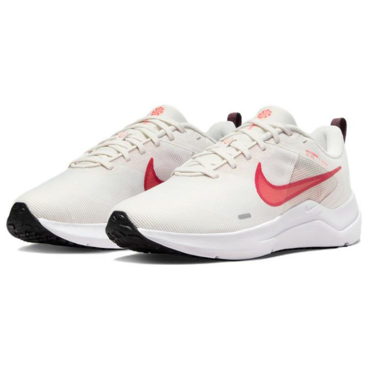 Nike Downshifter 12 Phantom University Red Women Sneakers White Bright-Crimson DD9294-004