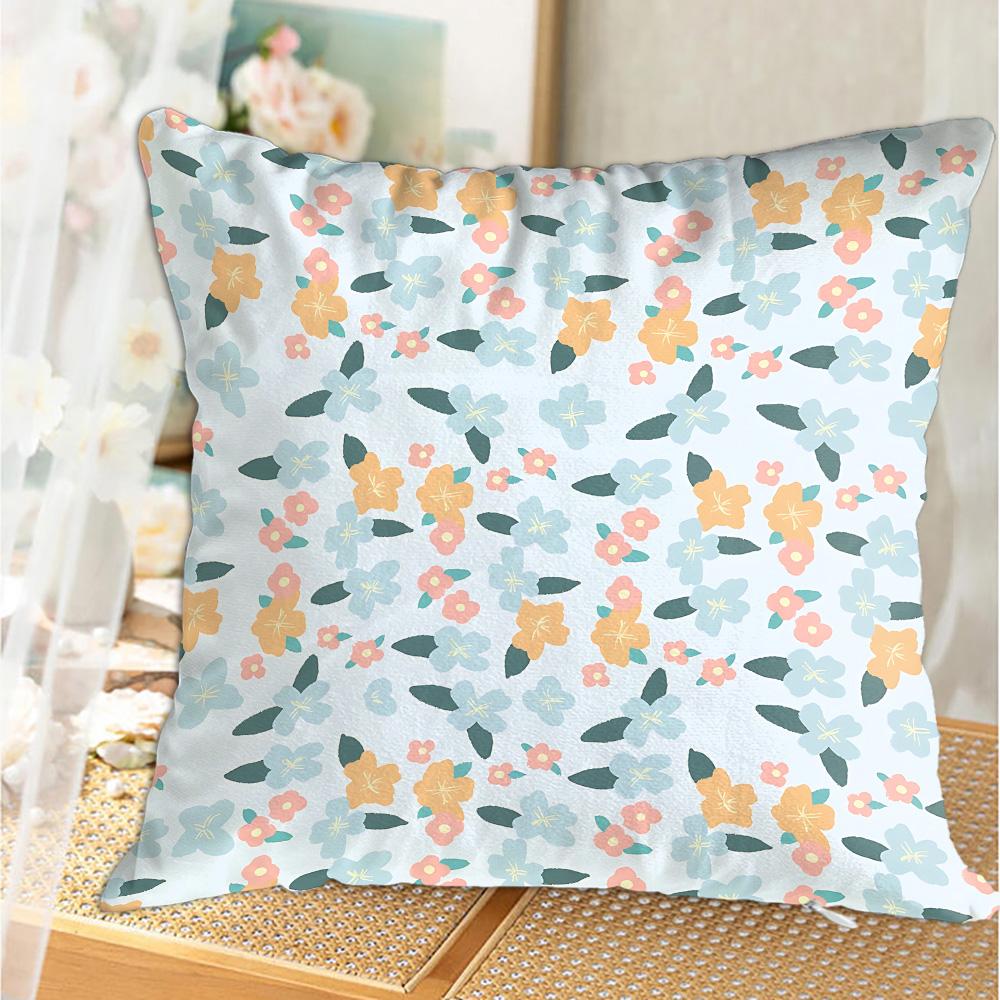Rose Flowers Pillowcase Cushion Cover 45X45 Ornamental Pillows Christmas Decoration Personalized Gift Nordic Home