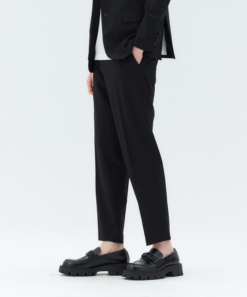 MINDBRIDGE Do Good_[Cool] Loose Tapered Cool Max Elastic Waist Slacks - 2Color Mapt3102