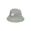 BBC EARTH Animal Embroidery Cotton Bucket Hat  Gray 