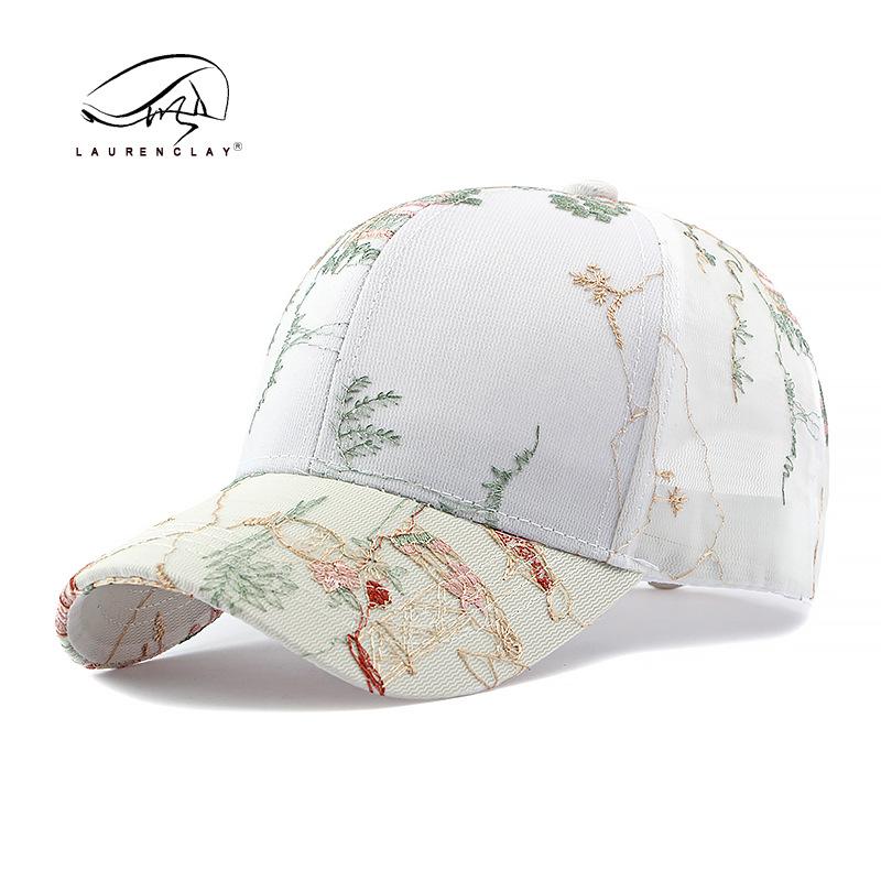 Sommerhut Damen mittlerer Schirm atmungsaktiv Hanfu-Stil Stickerei Hardtop Baseballkappe Reise Shopping Kappe Tide