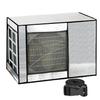 Leechatwin Air Conditioner Outdoor Unit Outdoor Unit Protective Aluminum Foil Material with Fixing Protects the Outdoor Unit from and Prevents Energy