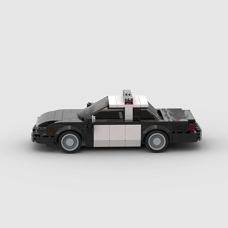 MOC City Vehicle Building Blocks SWAT Police Cars Patrol Sets Racing Model Technique Bricks Kid Educational Toy