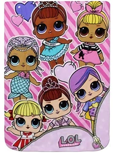 

Групповое флисовое одеяло Lol Surprise