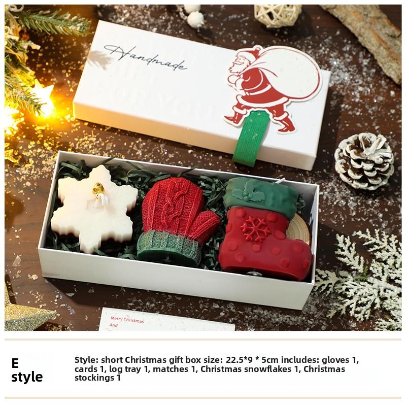 Christmas Scented Candle Gift Box Set, Atmosphere, Home Handcrafted Scented Ornaments, Christmas Gifts