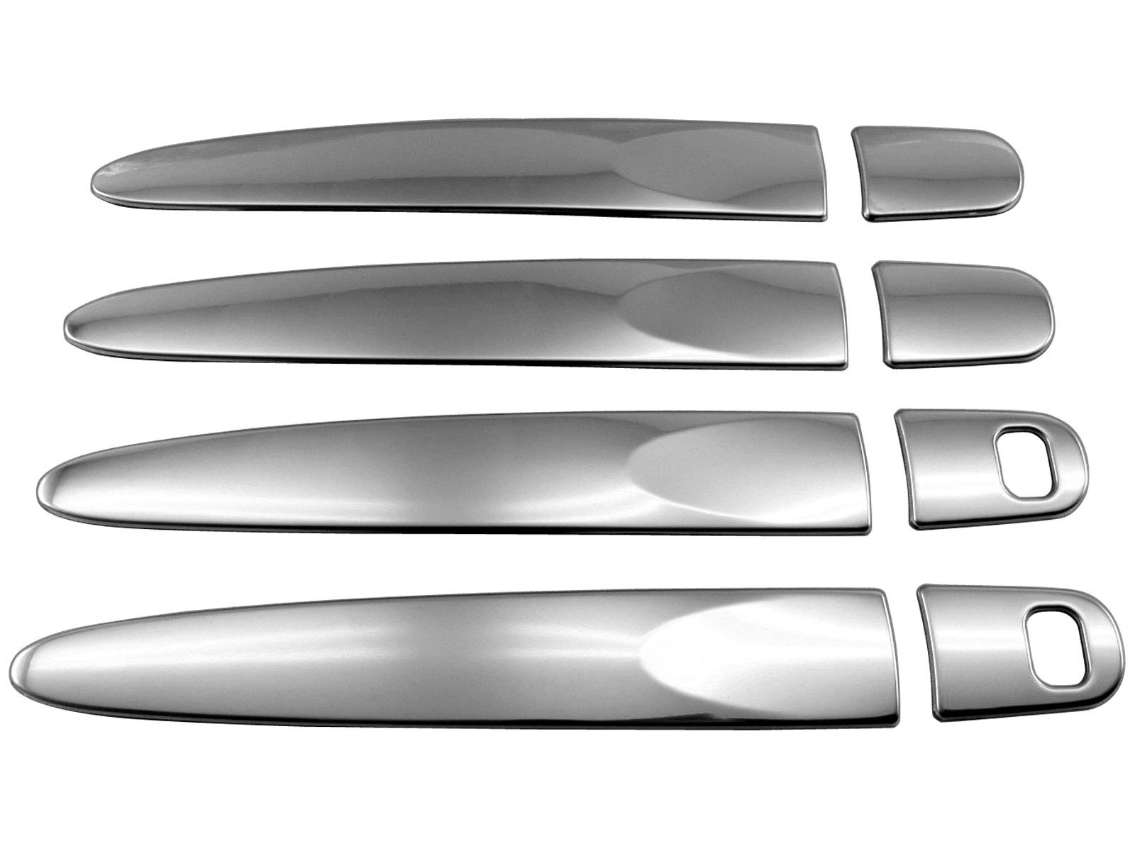 

BRIGHTZ Finish Stainless Steel Door Handle Cover Half Cover Type for Toyota Move LA 110 Ultra-Mirror Knob, [TNT600-NOBU-HS-AD2AE2] LA100S, LA110,