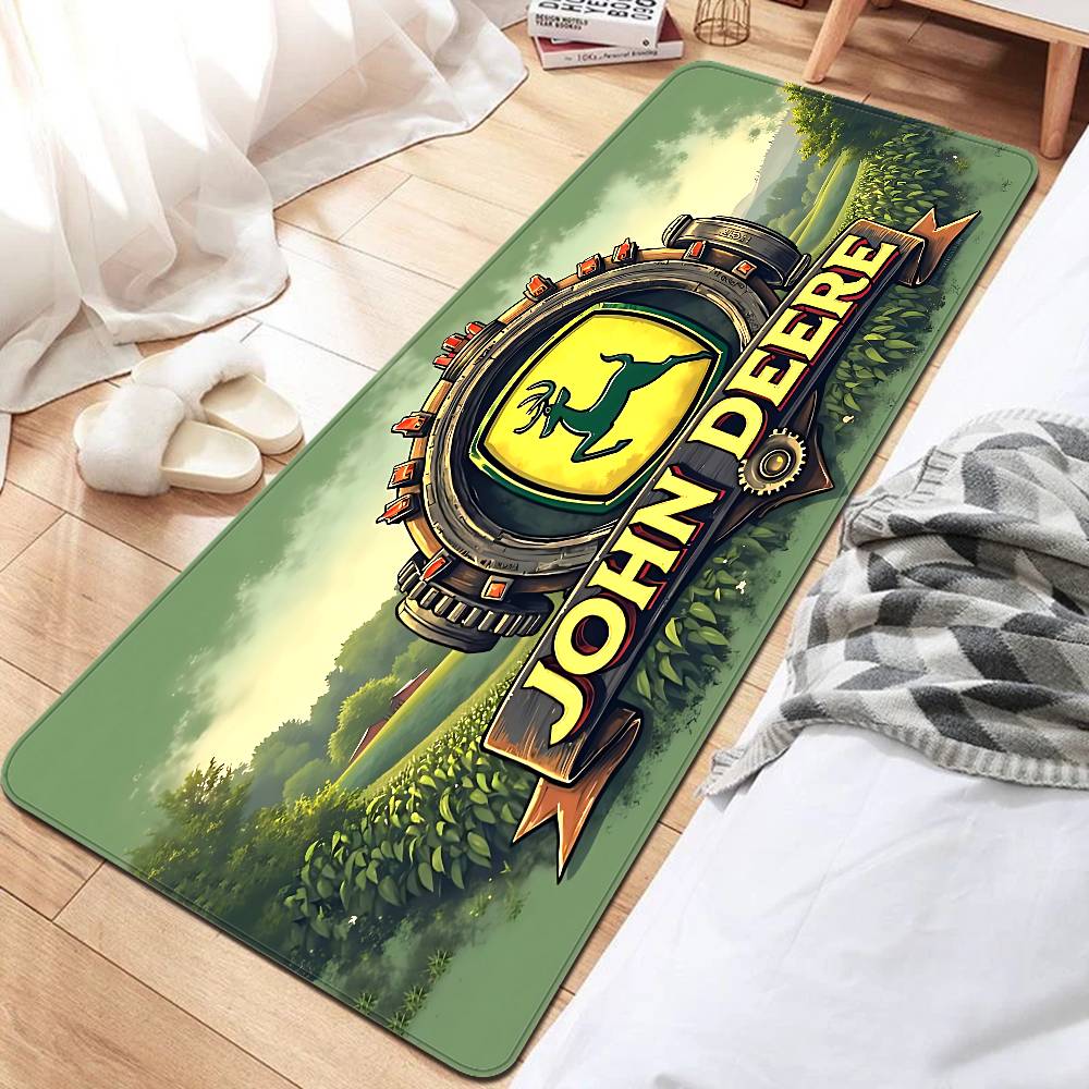 J-John Logo D-Deeres Floor Mat INS Style Soft Bedroom Floor House Laundry Room Mat Anti-skid Household Carpets