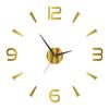 Kreative und einfache DIY-Wanduhr, Lochfreie Wandaufkleber-Uhr, Stille Acryl-Dekorative Wanduhr