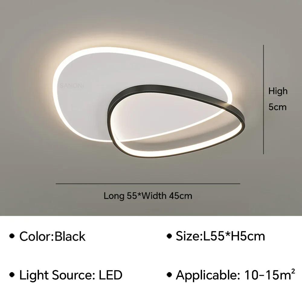 Modern LED Ceiling Lamp For Bedroom Living Dining Room Study Balcony Chandelier Luster Lighting Fixture Indoor Home Decoratioan