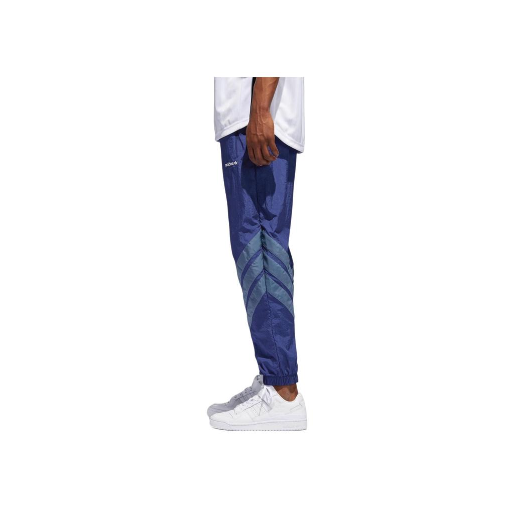 adidas Originals Logo Comfortable Soft Casual Pants Men Bottoms Indigo White CE4814
