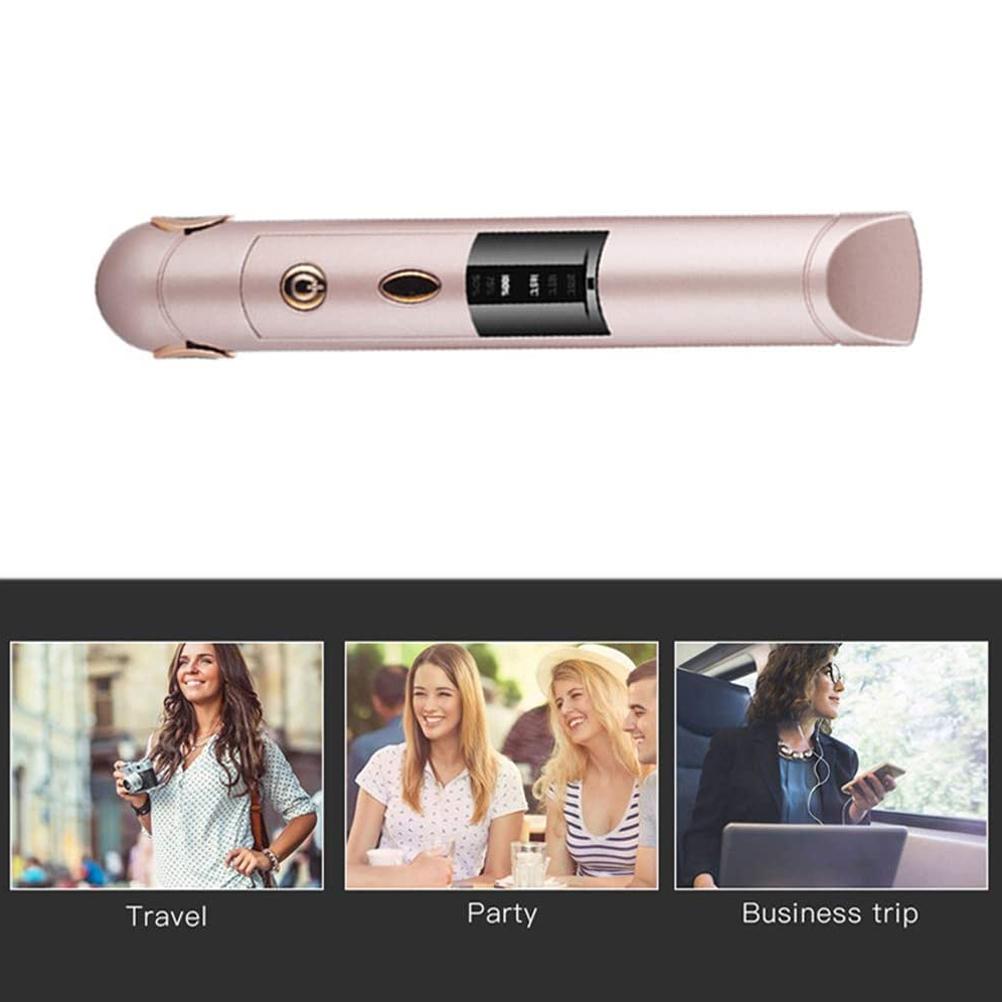 Portable Wireless Hair Straightener USB Rechargeable Ceramic Straightener for Home Travel