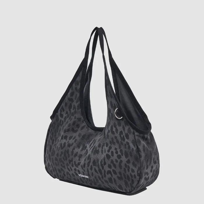 [7th] Riv Eco Bag_Leopard Charcoal