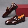Móda Móda Nové semišové kožené nazouvací boty pro muže Pánské Svatba Ples Návrat domů Boty Zapatos Hombre