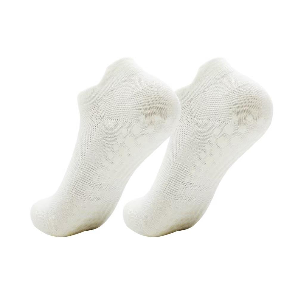 Non Slip Yoga Socks Grip Dot Socks Pilates Short Socks Women Floor Socks nude socks simple белый