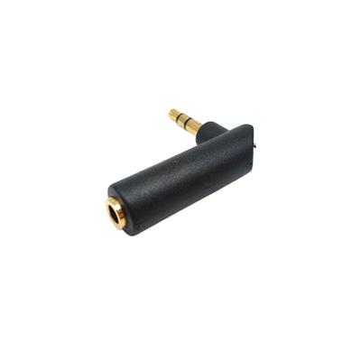 Male To Female Gold-plated Connector 3.5mm 3/4Pole L Shape Jack Adapter Connector Headphone Adapter Converter