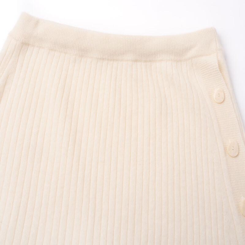 Snoford 100% Cashmere A-Line Midi Skirt