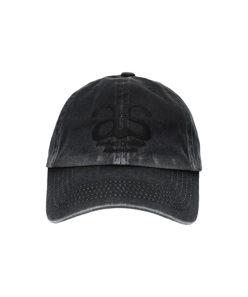 ALTER STUDIO Washed Logo Ball Cap_Charcoal