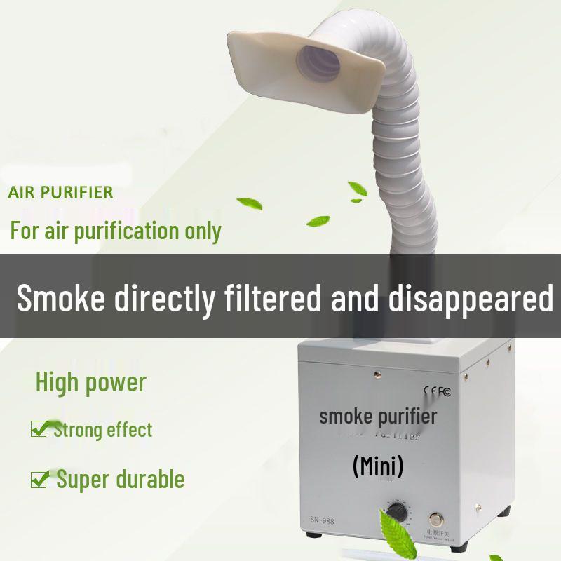 Mobile Moxibustion Smoke Extractor & Purifier for Soldering, Welding, Repair Dust.