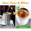 Premium 380ML Self Stirring Coffee Mug 304 Stainless Steel Milk Cup Automatic Mixing Cup Portable Electric Blender Creative Water Cup