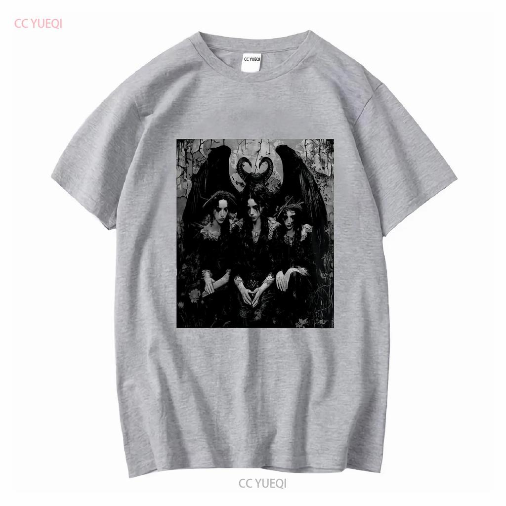 Lilith T Shirt Succubus Demonic Angel Long or Short Sleeves Vintage Washed Comfortable Streetwear Breathable Versatile
