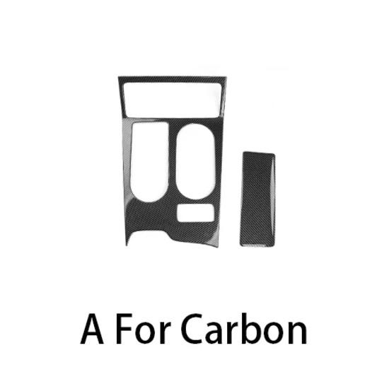 Carbon Fiber Central Console Gear Water Cup Panel Frame Cover Trim For Genesis GV80 2025 2026 LHD Car Tuning Supplies