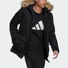 Adidas Utilitas Outdoor Sports Hooded Parka Jacket Men Outerwear Black GT1699
