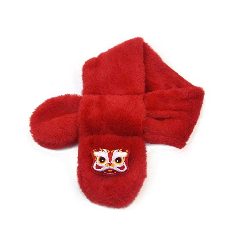 

Pet New Year Plush Scarf Cat Dog Pet Neckerchief Outdoor Pet New Year Thick Scarf Cat Scarf Pet Articles Pet Accessories