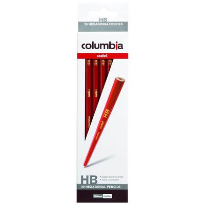 Lápices de grafito Columbia Cadet Redondos (20/caja)
