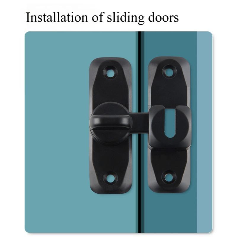 1SET Anti-theft Buckle Door Buckle Sliding Door and Window Lock Latch Door Bolt Non-punching Casement Door Lock Door Latch Door Bolt