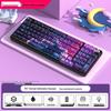 98-Tasten Kabellose Bluetooth Tri-Mode Mechanische Tastatur mit Blauen, Schwarzen, Braunen, Roten Schaltern - RGB für Gaming, Büro, Esports, Mädchen.